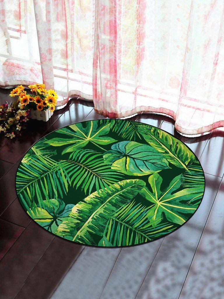 Jungle Print Round Mat-others-Des Mess