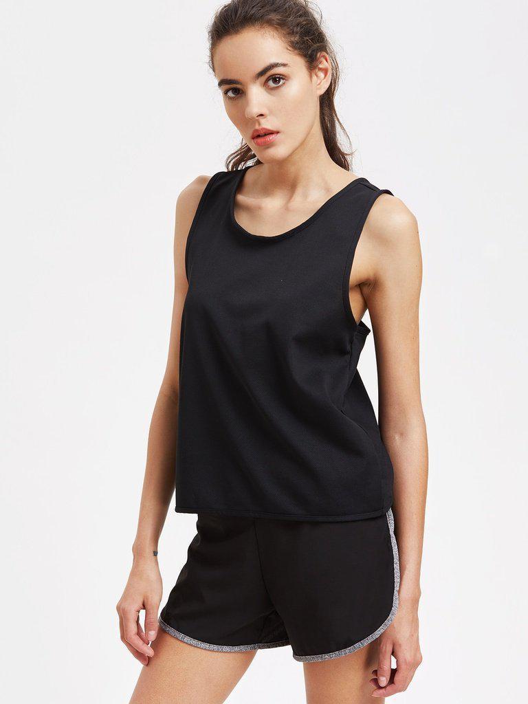 Wrap Back Sports Top-sportswear-Des Mess