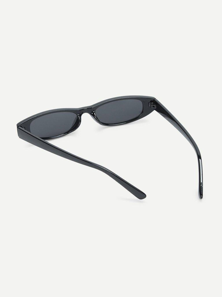 Plain Frame Mirror Lens Sunglasses-accessories-Des Mess