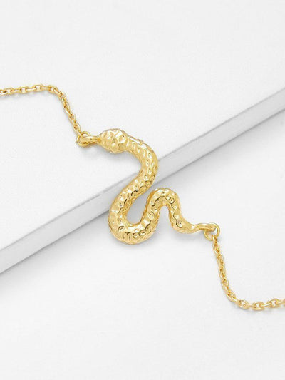 Metal Snake Design Chain Bracelet--Des Mess