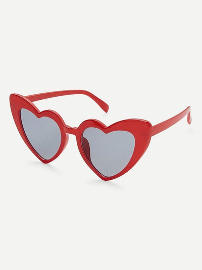 Heart Shaped Frame Sunglasses-accessories-Des Mess