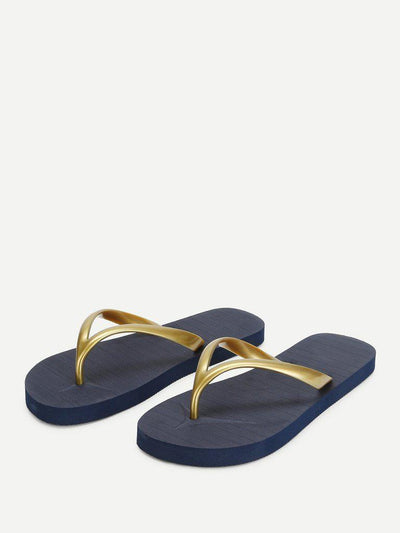 Letter Toe Post Sandals-shoes-Des Mess