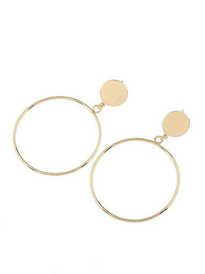Sequin Detail Hoop Earrings-jewelry-Des Mess