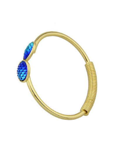 Blue Mermaid Scales Love Bracelets--Des Mess