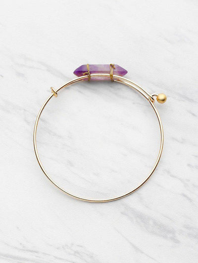 Random Stone Adjustable Bracelet-jewelry-Des Mess