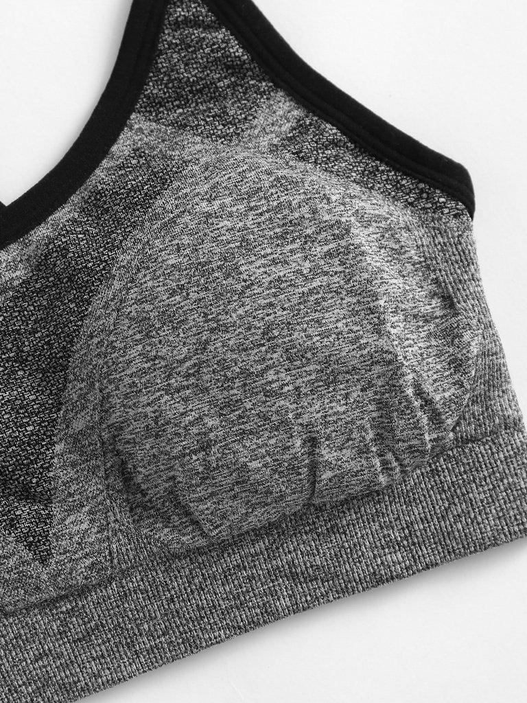 Adjustable Straps Racerback Sports Bra-sportswear-Des Mess
