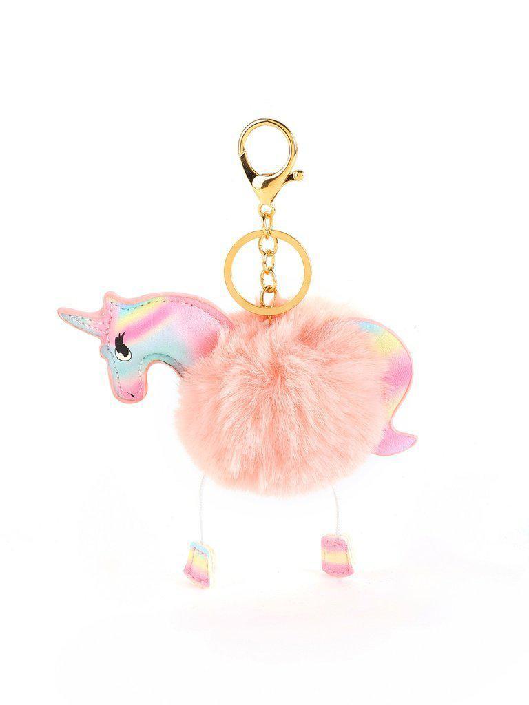 Horse Design Keychain With Pom Pom-others-Des Mess