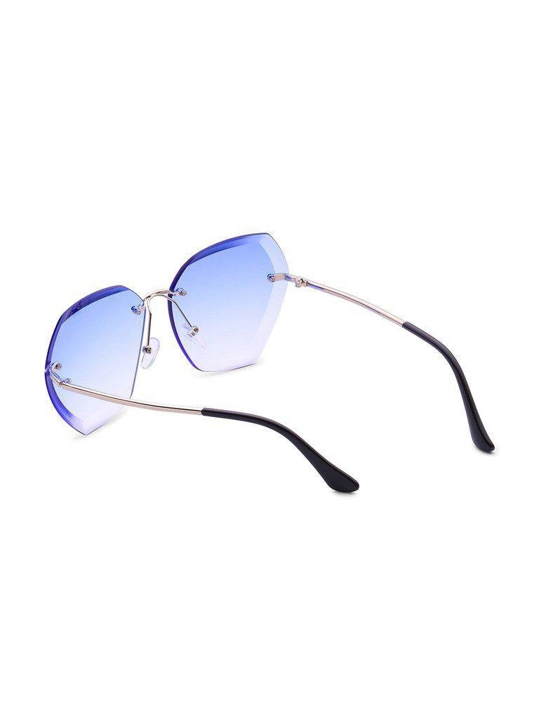 Rimless Oversized Sunglasses-accessories-Des Mess