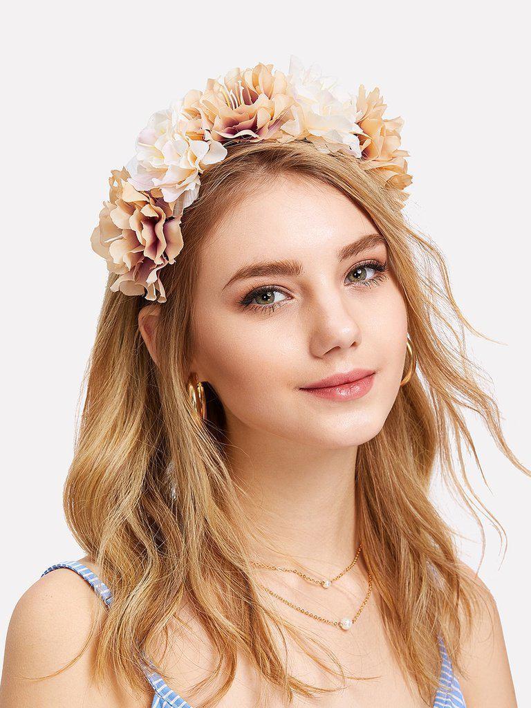 Flower Decorated Headband-hair-Des Mess