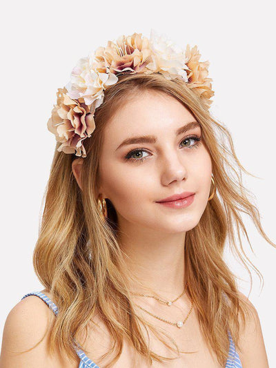 Flower Decorated Headband-hair-Des Mess