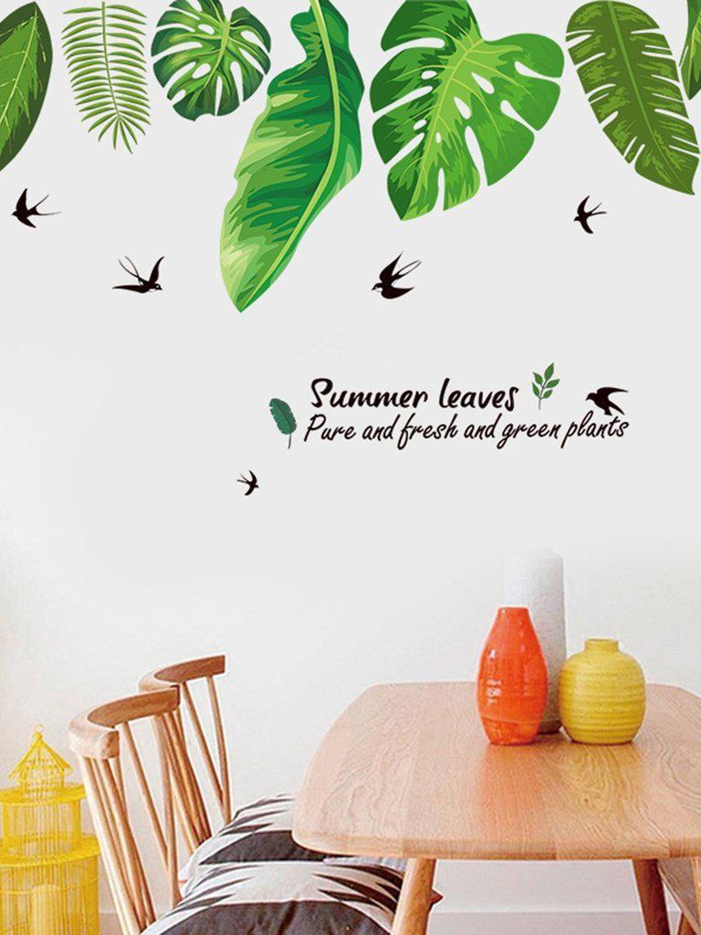 Tropical Leaves Wall Decal-others-Des Mess