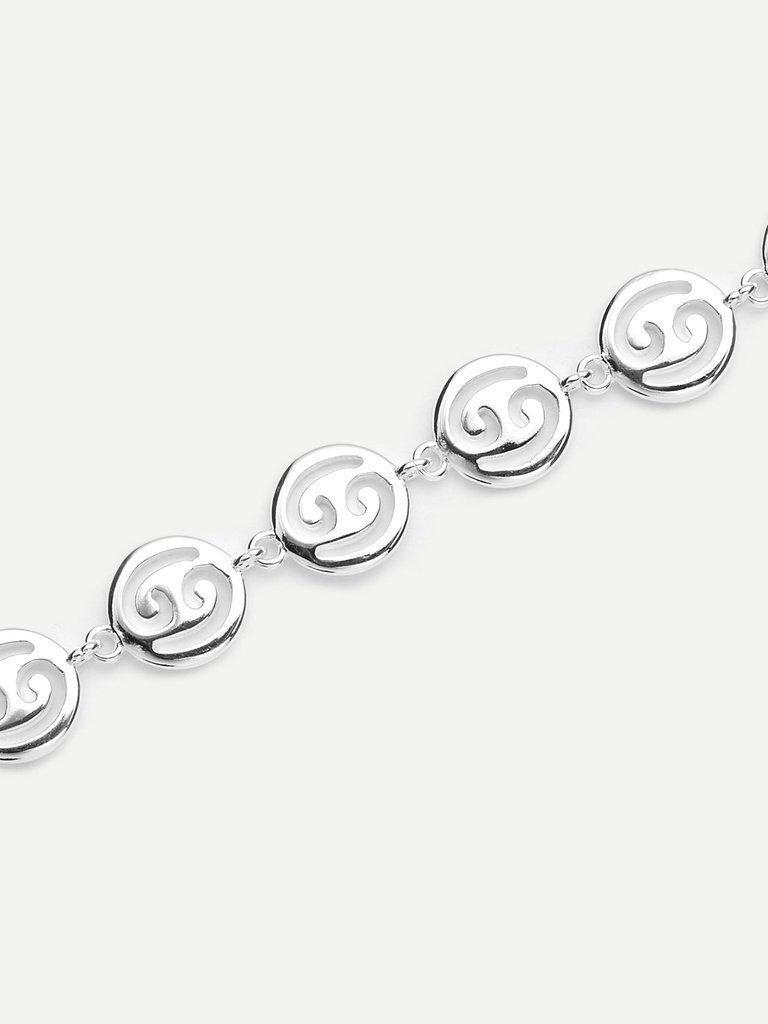 Hollow Round Design Link Bracelet--Des Mess