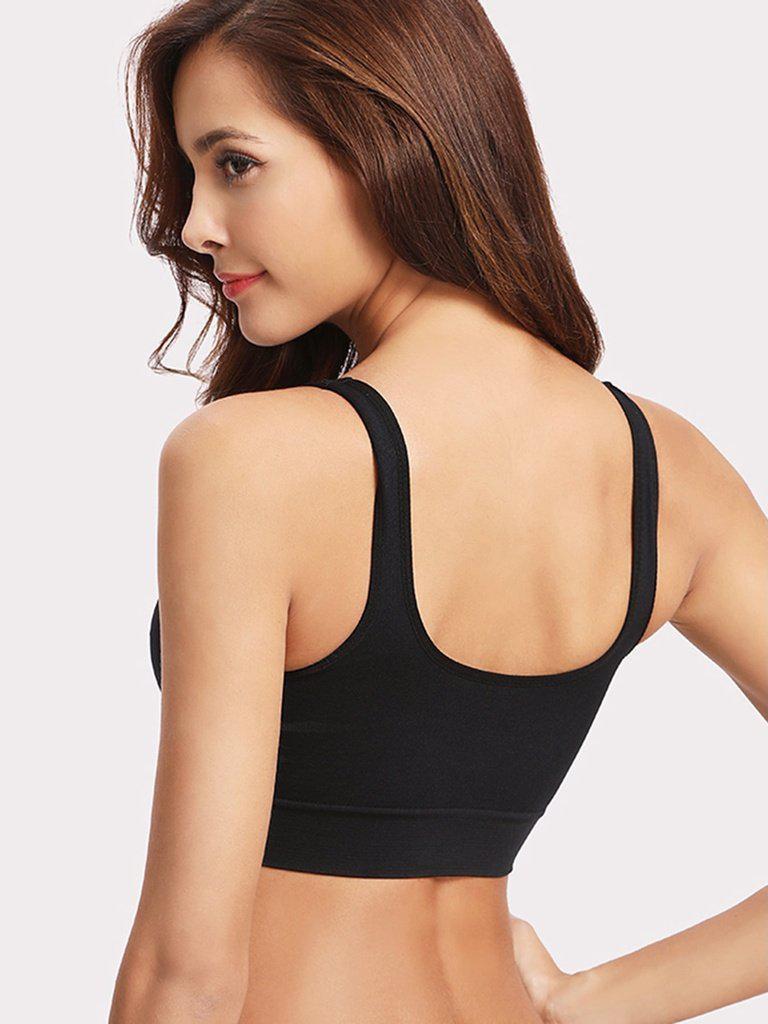 Plain Sports Bra-sportswear-Des Mess