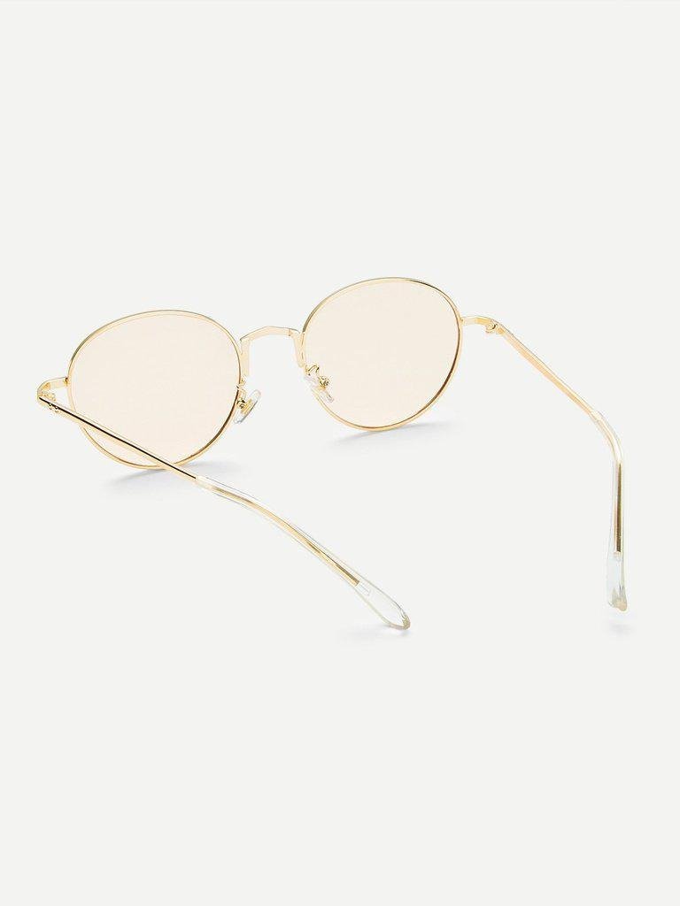 Tinted Flat Lens Sunglasses-accessories-Des Mess