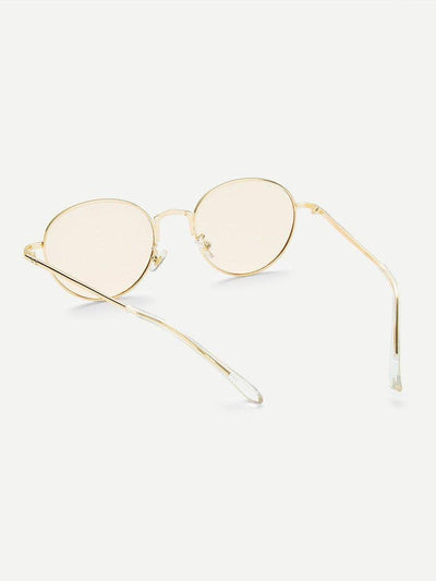 Tinted Flat Lens Sunglasses-accessories-Des Mess