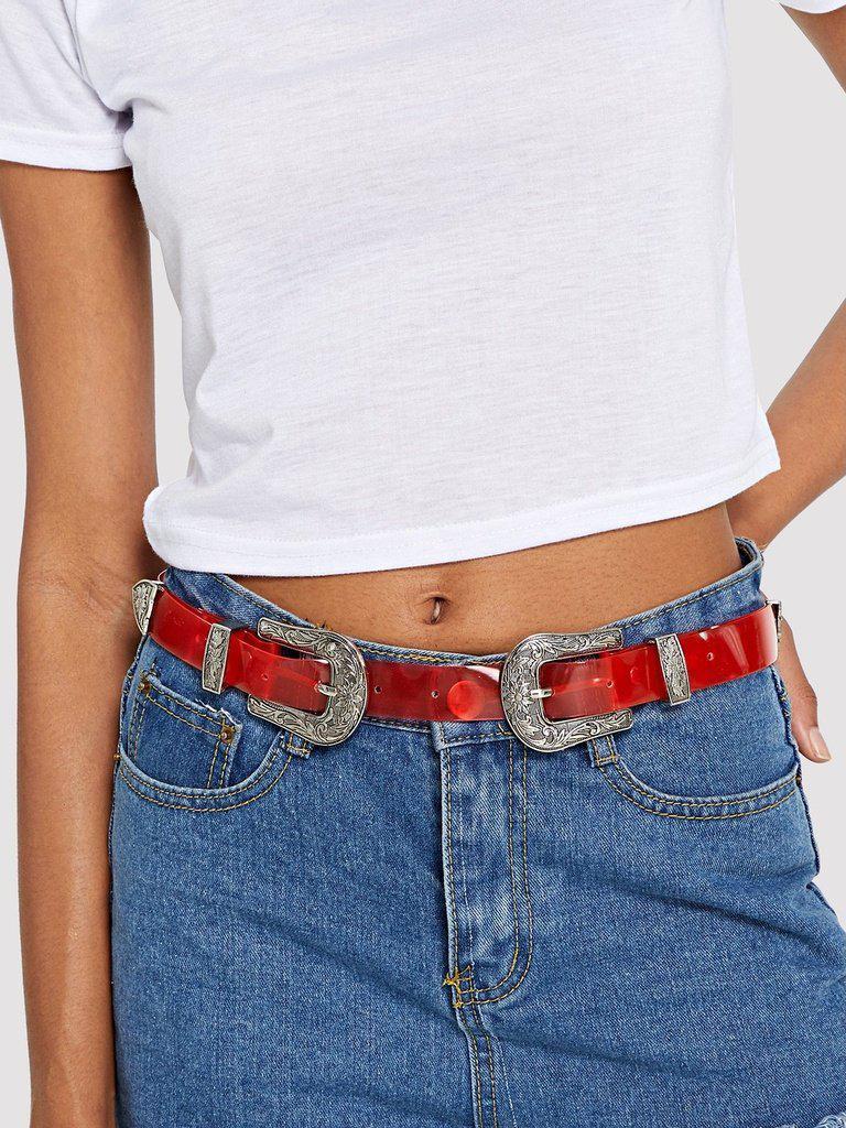 Double Western Buckle Belt-accessories-Des Mess