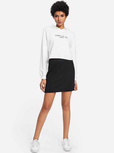 Striped Tape Side Skirt-bottom-Des Mess