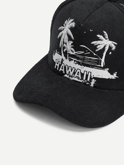 Palm Tree Baseball Cap--Des Mess