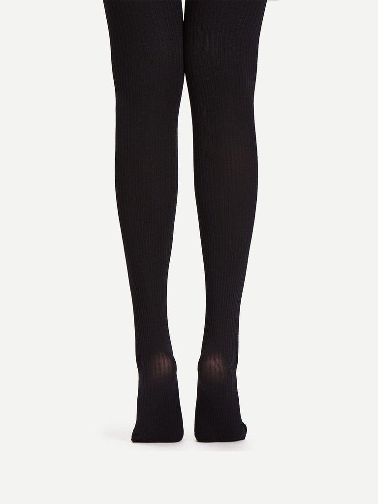 Rib Knit Tights-accessories-Des Mess