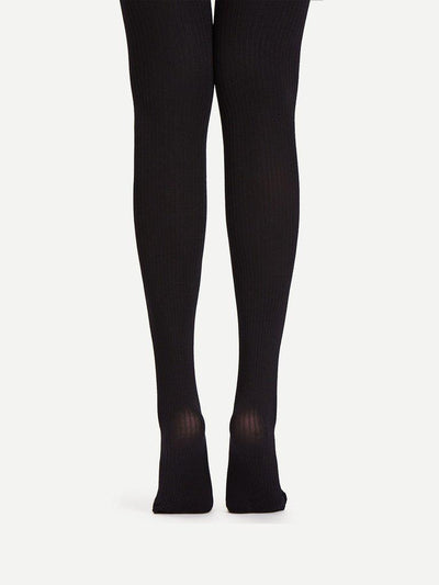 Rib Knit Tights-accessories-Des Mess