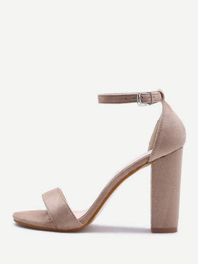 Two Part Block Heeled Sandals-shoes-Des Mess