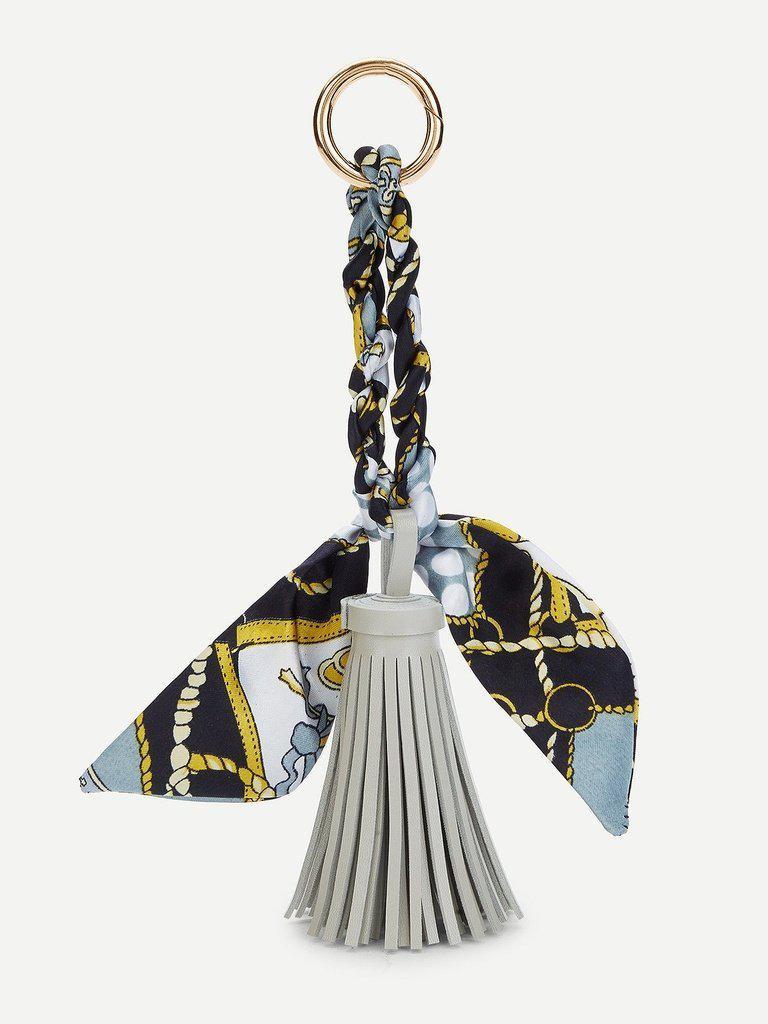 Scarf Decorated Tassel Keychain-others-Des Mess