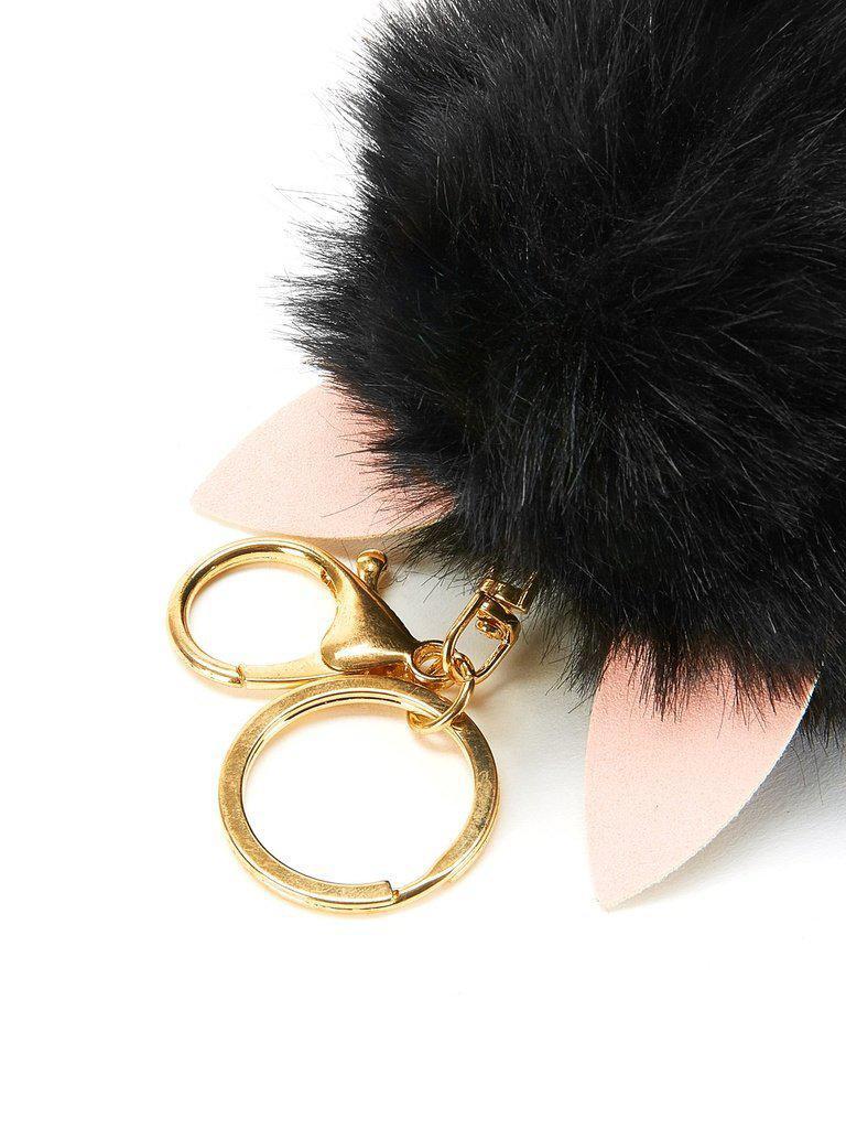 Pom Pom Keychain With Ear-others-Des Mess