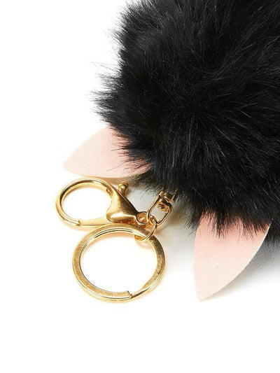 Pom Pom Keychain With Ear-others-Des Mess