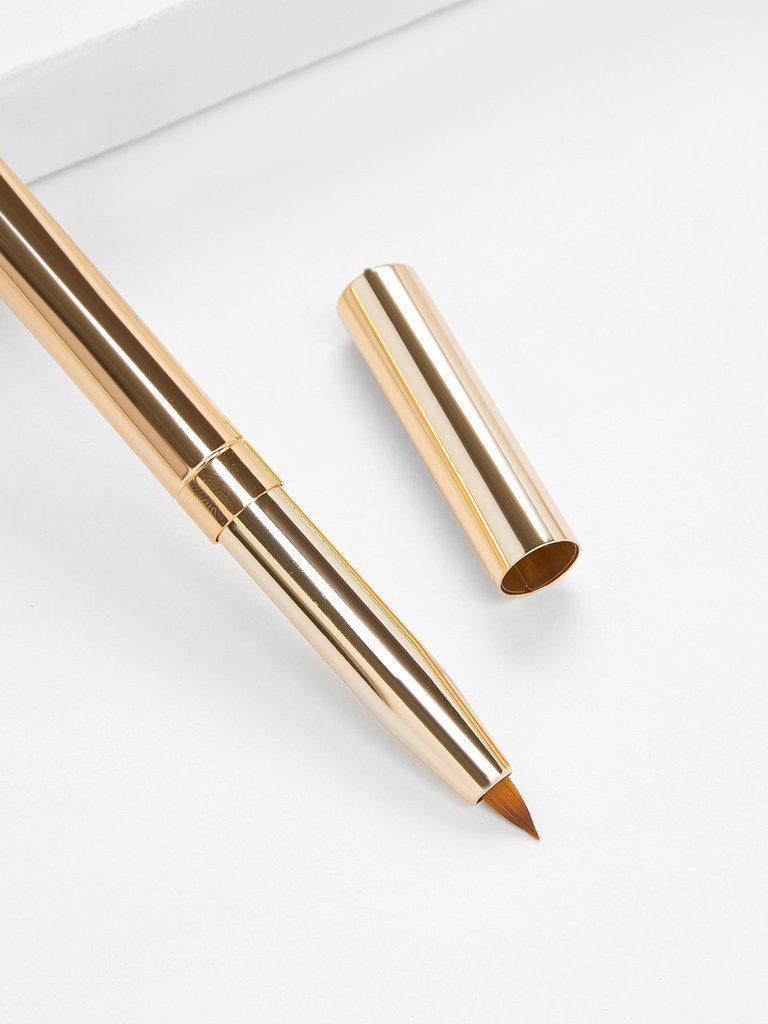 Two Head Metal Handle Lip Brush-makeup-Des Mess