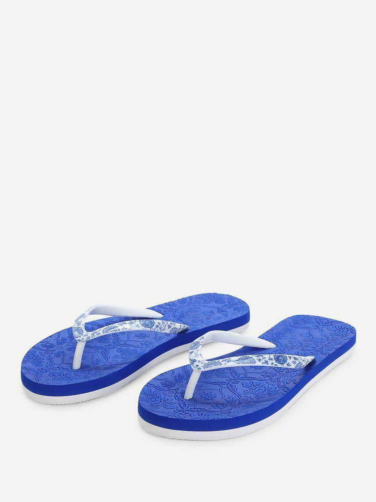 Porcelain Flip Flops-shoes-Des Mess