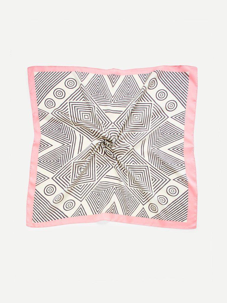 Geometric Pattern Bandana-accessories-Des Mess