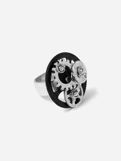 Gear Design Ring-jewelry-Des Mess