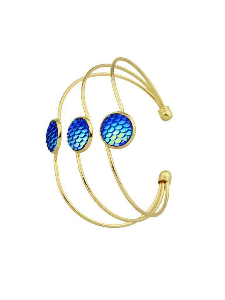 Blue Mermaid Multilayer Love Bracelet--Des Mess