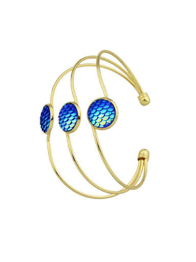 Blue Mermaid Multilayer Love Bracelet--Des Mess