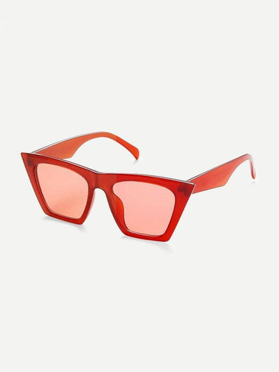 Plain Frame Cat Eye Sunglasses-accessories-Des Mess