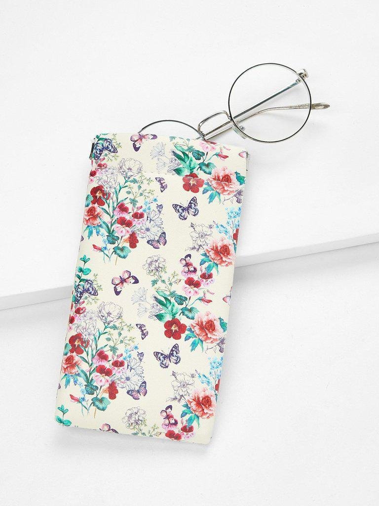 Calico Print Glasses Bag-accessories-Des Mess