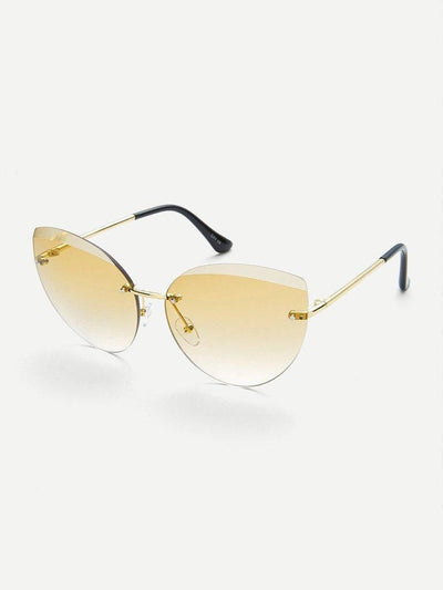 Rimless Tinted Lens Sunglasses-accessories-Des Mess