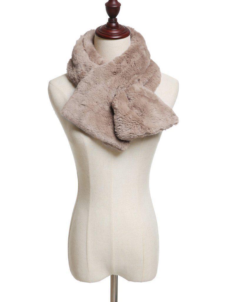 Faux Fur Tippet Scarf-accessories-Des Mess