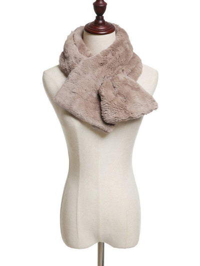 Faux Fur Tippet Scarf-accessories-Des Mess