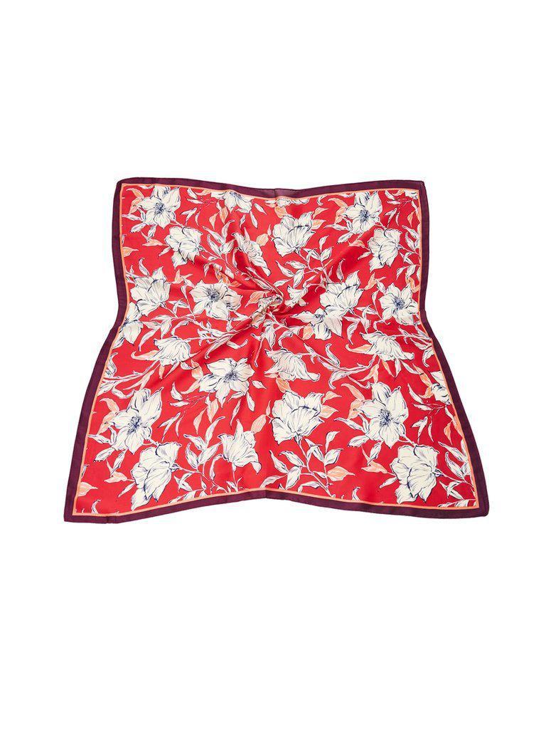 Flower Print Bandana Scarf-accessories-Des Mess