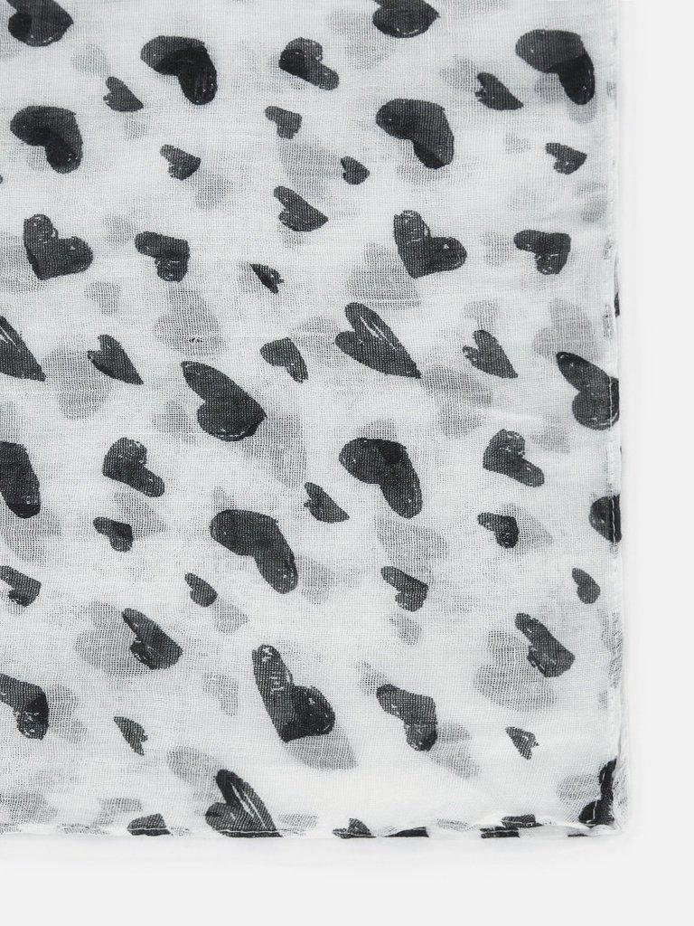 Heart Pattern Light Weight Scarf-accessories-Des Mess