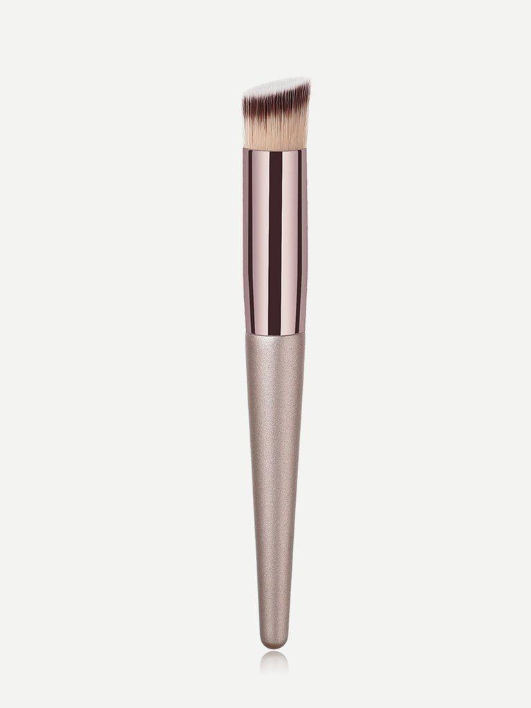 Metallic Handle Makeup Brush-makeup-Des Mess