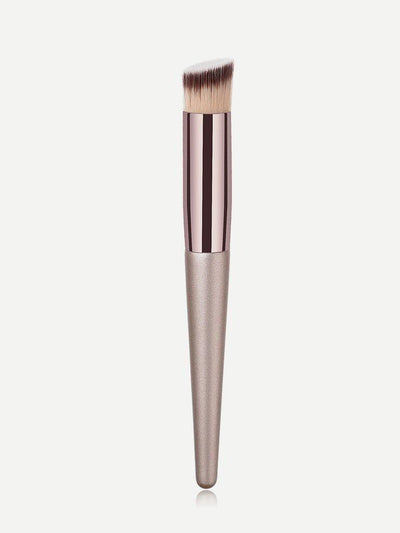 Metallic Handle Makeup Brush-makeup-Des Mess