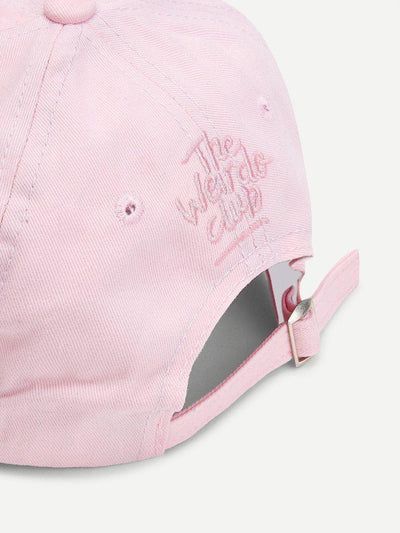 Embroidered Detail Baseball Cap-accessories-Des Mess
