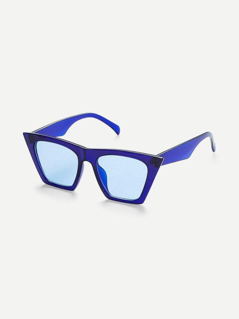 Plain Frame Cat Eye Sunglasses-accessories-Des Mess