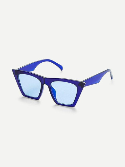 Plain Frame Cat Eye Sunglasses-accessories-Des Mess