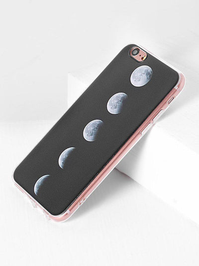 Black Total Solar Eclipse Pattern iPhone Case-others-Des Mess