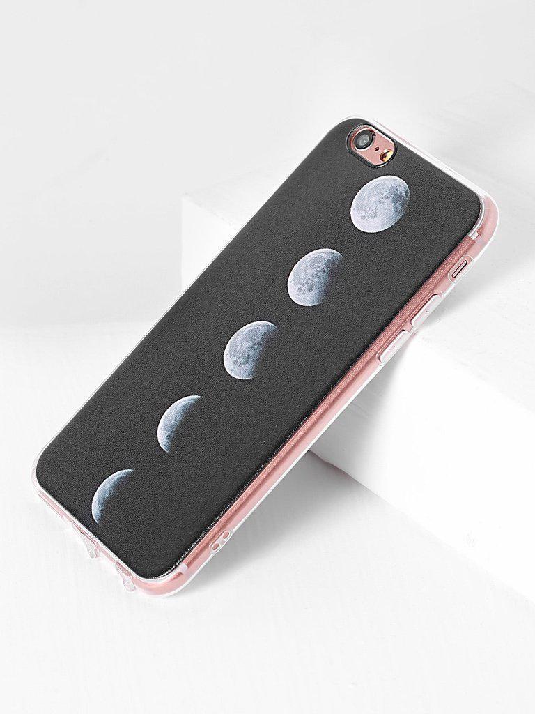 Black Total Solar Eclipse Pattern iPhone Case-others-Des Mess
