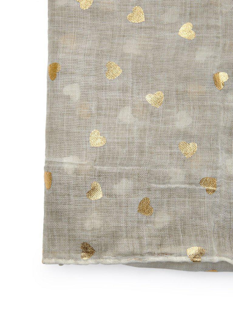 Heart Pattern Scarf-accessories-Des Mess