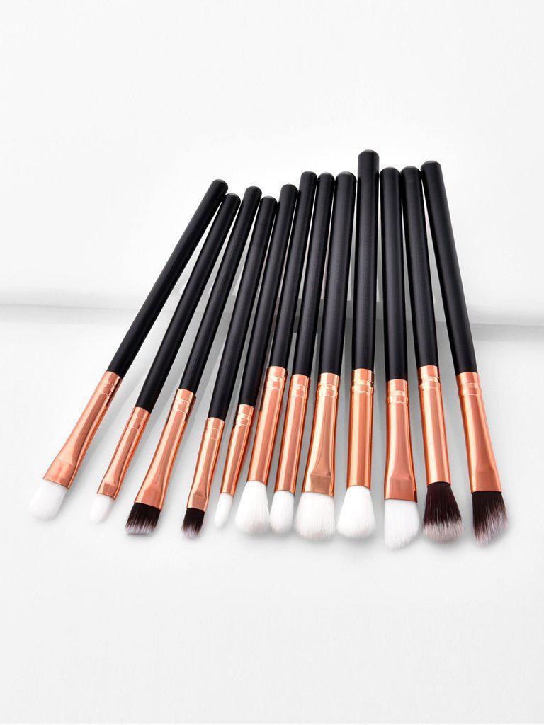 Soft Bristle Eye Brush 12pcs-makeup-Des Mess